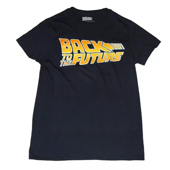 Back to the Future Movie Logo Mens T-shirt sz. Small New - Picture 1 of 3